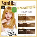 MISEENSCENE hello bubble foam color dye 10G vanilla gold - Ulzzangmall