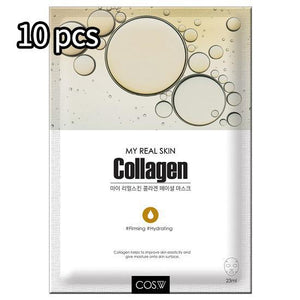 COS.W My Real Skin Mask Pack  14) Collagen - Ulzzangmall