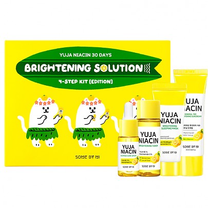 SOME BY MI Yuja Niacin 30 Days Brightening Solution 4-Step Kit Edition - Ulzzangmall